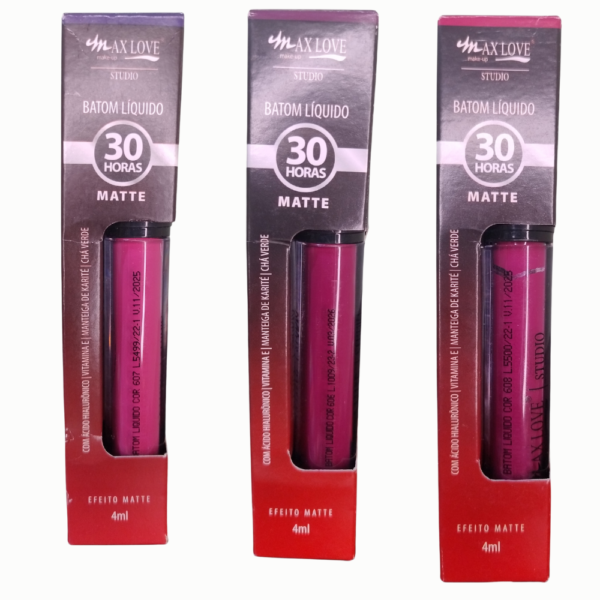 Batom Liquido Matte 30 Horas - Max Love