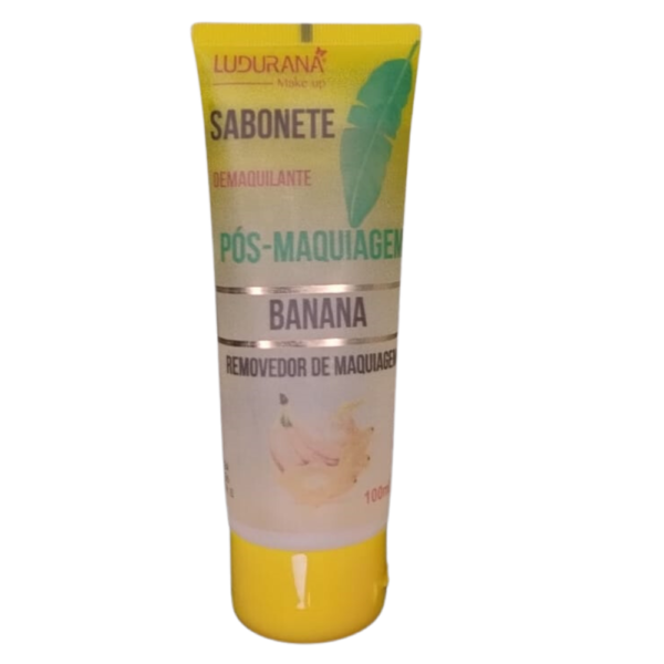 Sabonete Demaquilante Ludurana Pós Make Banana